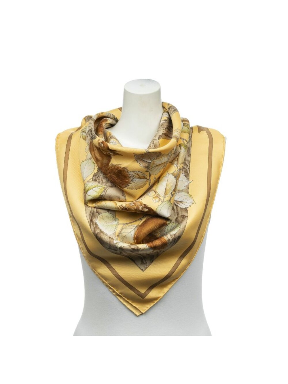Hermes Scarf Yellow